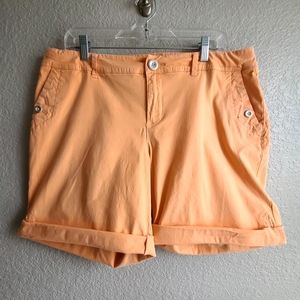 Orange Lane Bryant shorts, size 16